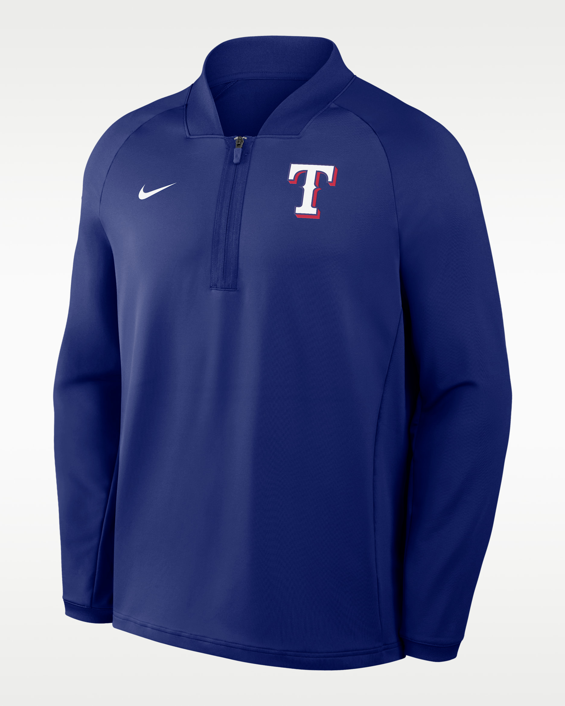 Texas Rangers Authentic Collection Men's Nike Dri-FIT MLB 1/2-Zip